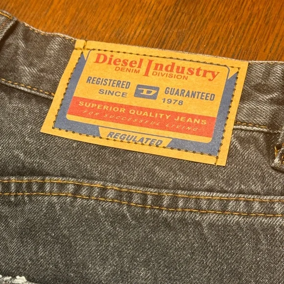 Baggy flared black jeans, Diesel inspired - Picture 4 of 7